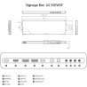 Signage box для  OLED-дисплея LG 55EW5F (FullHD 55")  чертеж размеры, интерфейсы – Фото 11