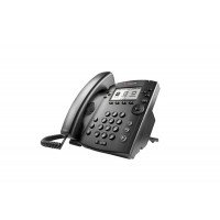 Polycom VVX 300 - Бизнес медиа телефон с монохромным дисплеем