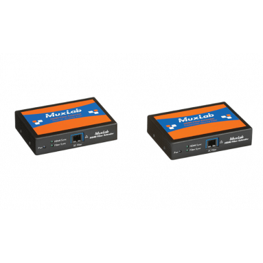 Удлинитель MuxLab проводной HDMI 4K FIBER EXTENDER KIT, 110-220V 500460 (комплект) 